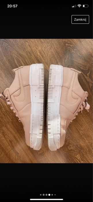 Nike Air Force 1 PIXEL różowe damskie sneakersy