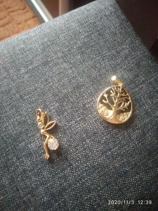 Кулоны медицинское золото