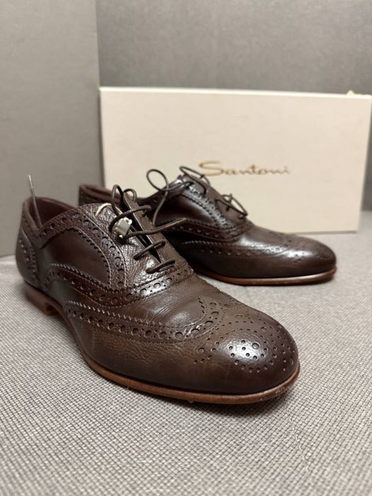Туфлі броги Santoni