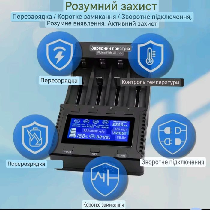 Новинка! LiitoKala  Lii- 700 Charger