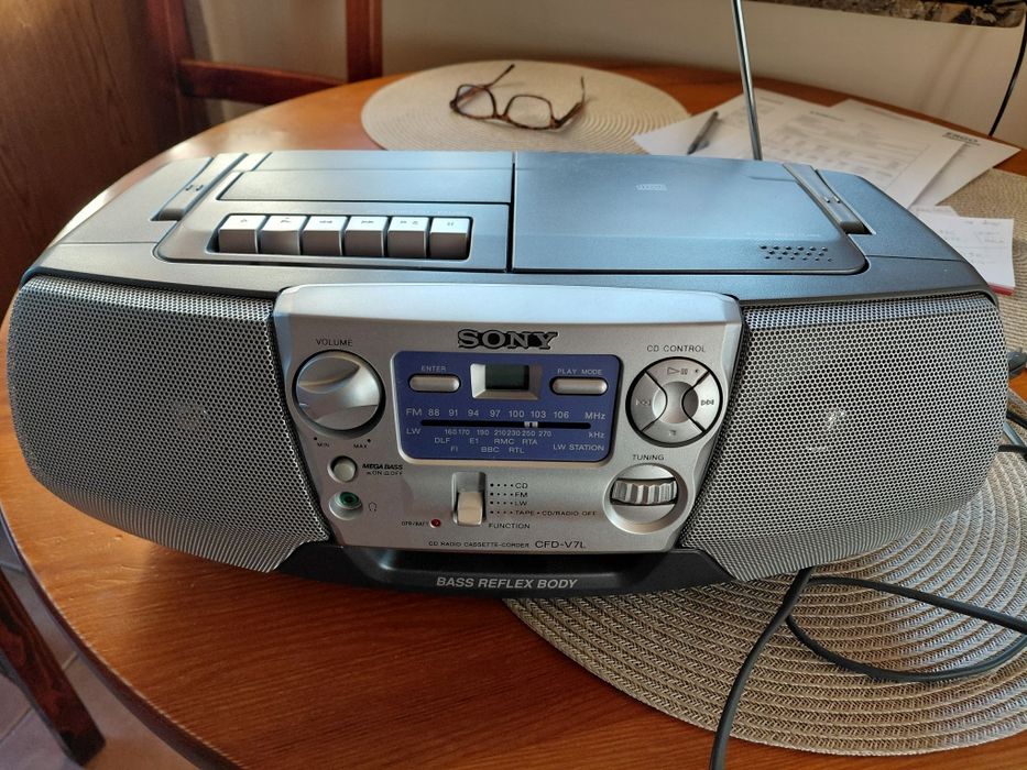Sony radio magnetofon cd