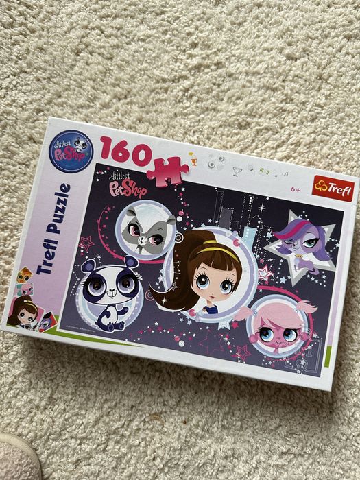 Trefl Puzzle 160 Teile – Littlest Pet Shop Motive, Für Kinder Ab 6 Jahren | Fördert Konzentration & Motorik