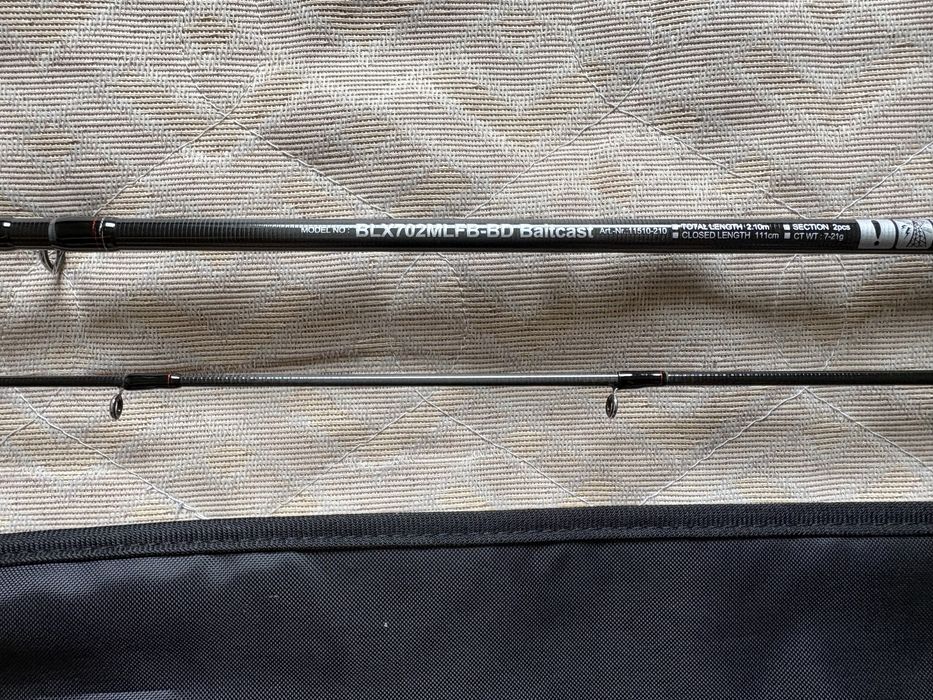 wędka Daiwa Ballistic X BLX702MLFB-BD 7-21g jak nowe