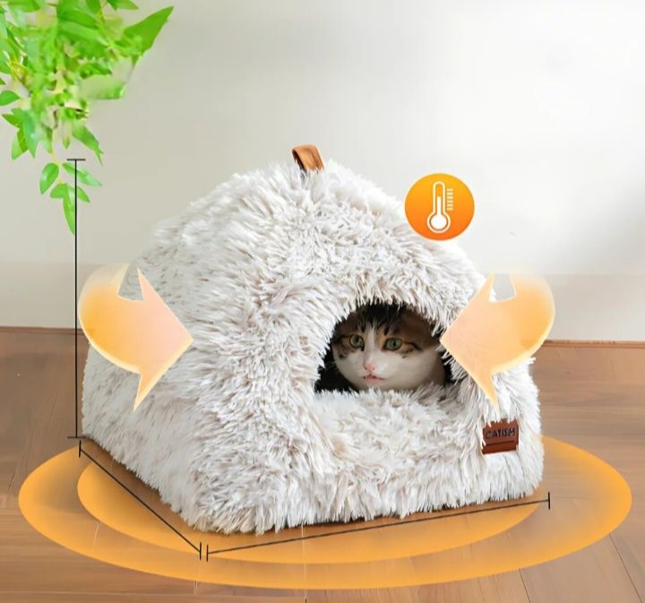 Legowisko Dla Kota Jaskinia Igloo 2w1