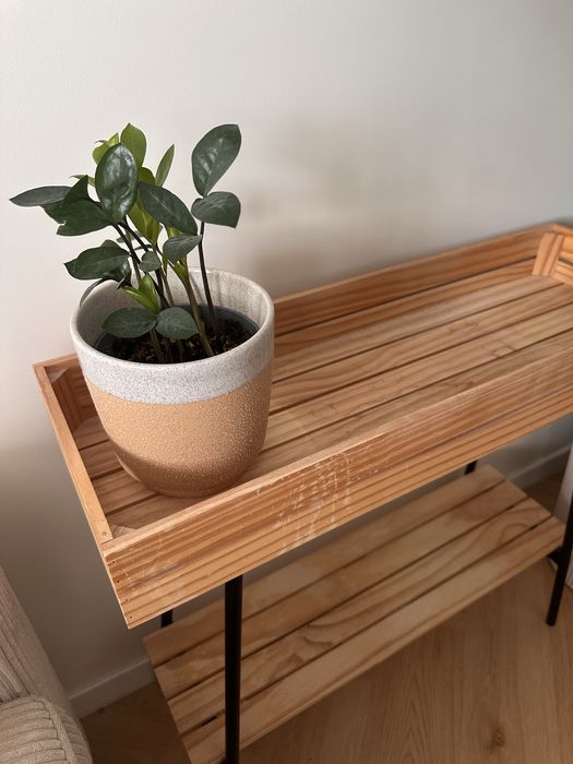 Stojak na doniczki IKEA VANILJSTANG drewniany sosna