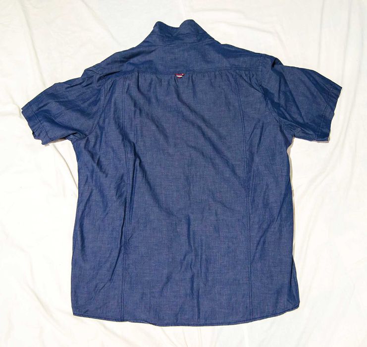 Мужская брендовая рубашка с коротким рукавом F&F размер L ОЛХ ДОСТАВКА