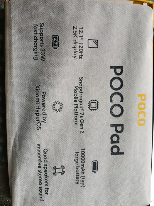 Tablet Xiaomi POCO, tela 12.1 como novo