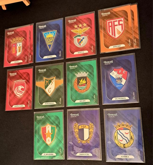 Cartas futebol Ídolos