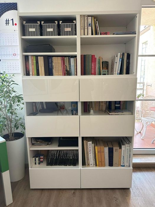 Witryna / regał z nadstawką Ikea
