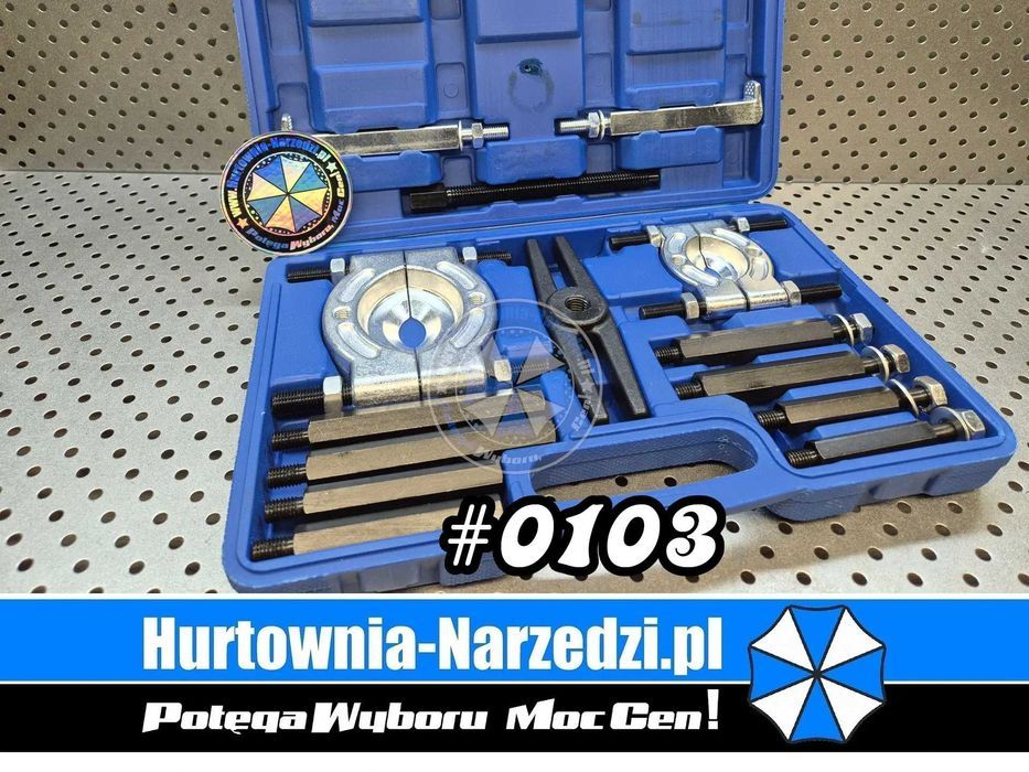 Ściągacz do łożysk, kół zębatych i przekładni pasowych z odklejaczem