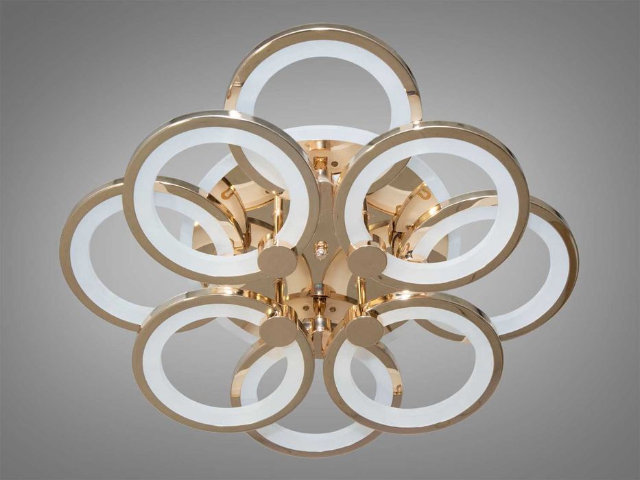 Люстра LED 125W з пультом і підсвіткою на планку
