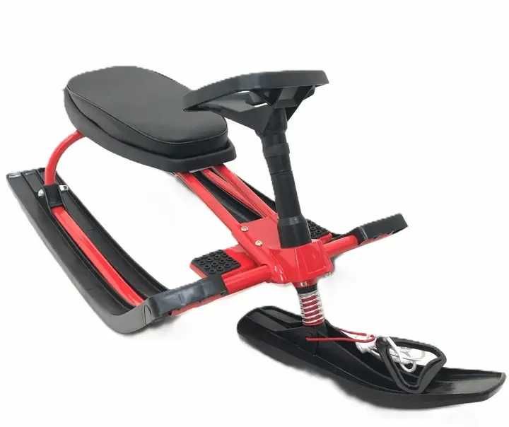 Дитячий снігокат Snow1 зі шнурком та амортизатором (Червоний)