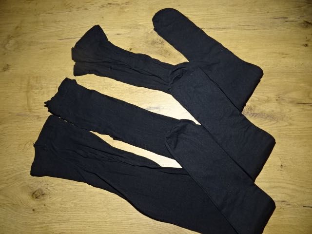 3x rajstopy czarne nowe 40 den M