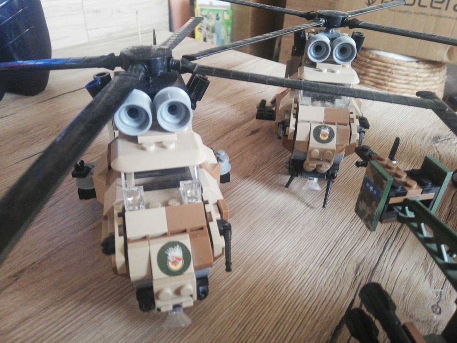 Klocki cobi helikopter wojskowe