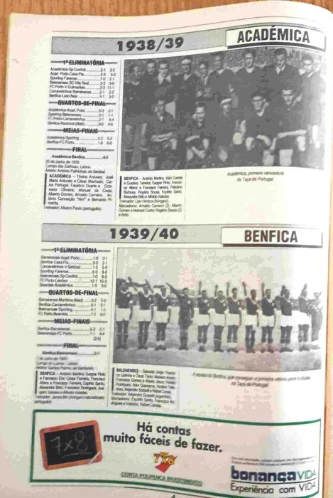 A história das 53 edições da Taça de Portugal até 1992-93 - Revista Record