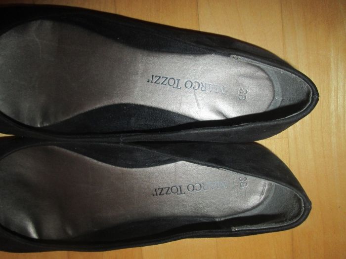 Balerinki ,włoskie buty damskie_MARCO TOZZI_, rozmiar 38