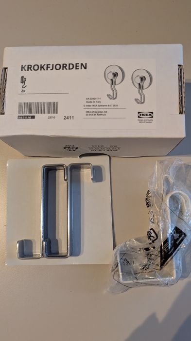 Zestaw 5 praktycznych wieszaków/haczyków IKEA