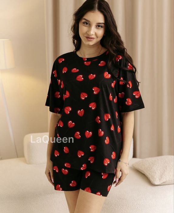 Жіноча піжама , піжама, піжама  шорти та футболка