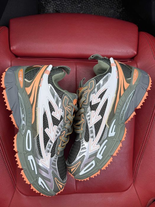 (БЕЗ ПЕРЕДОПЛАТИ) Off White Be Right Back Green Orange White офф вайт