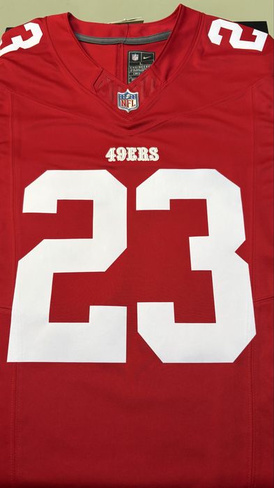 NFL Jersey autografado nunerado c inscricao Christian McCaffrey