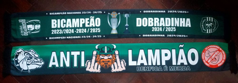 2 echarpes ,bufandas,scarf sporting