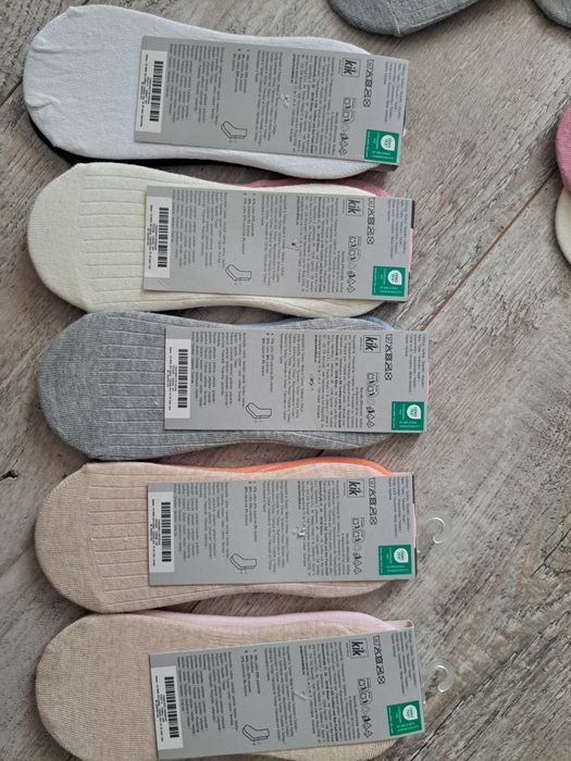Krótkie skarpetki damskie/ stopki - 9x2 pak (18 par) - rozm 35-39