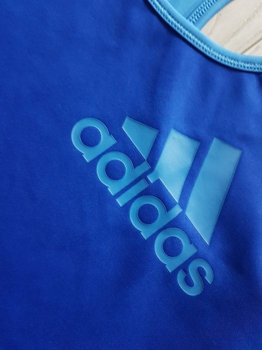 Koszulka bokserka nowa Adidas niebieska, r. L