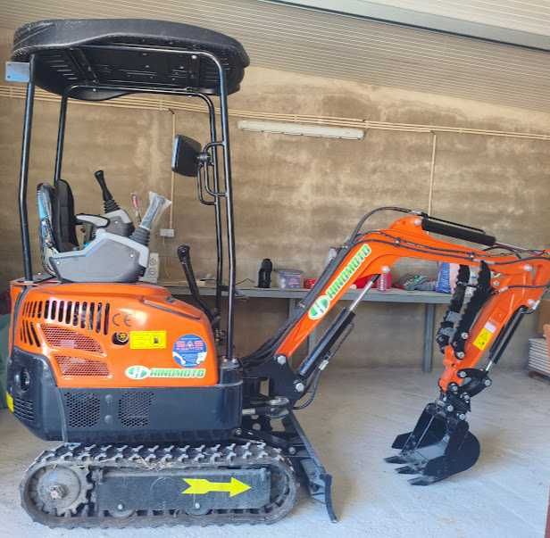 Mini giratoria com 12 HP e 3 baldes  - Nova e C/ Garantia