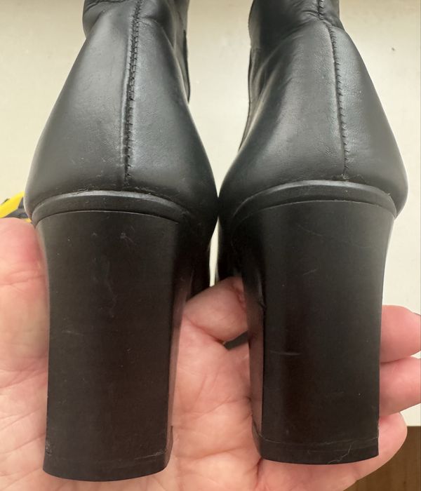 Botas de cano alto pretas