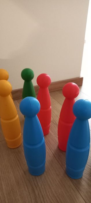Kręgle plastikowe 8 szt.