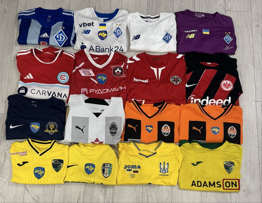 Футболки клубів УПЛ