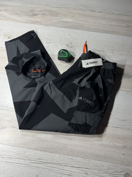 Штани Adidas Terrex карго трекінгові штани outdoor хакі тактичні штани туристичні