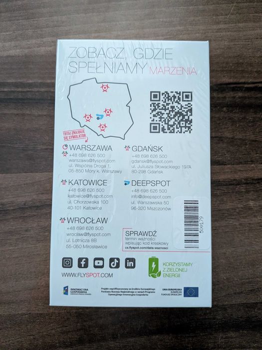 Voucher FLYSPOT na 2 loty w tunelu aerodynamicznym - zestaw prezentowy