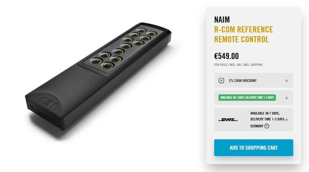 Kultowy Naim CDX2 + Pilot R-Com Reference – high-endowy odtwarzacz CD