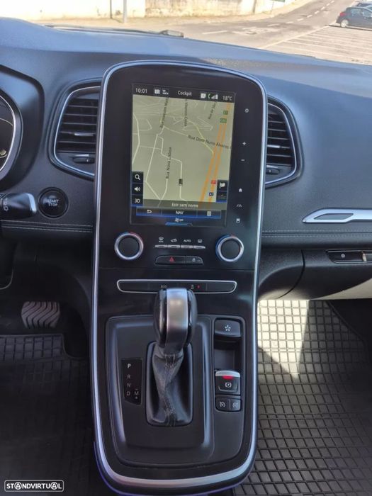 renault grand scénic 7 lugares , ano 2018 , caixa automatica, sensor . Gps .AC