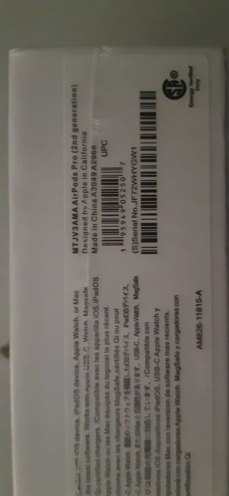 Słuchawki  Apple 2 Nowe