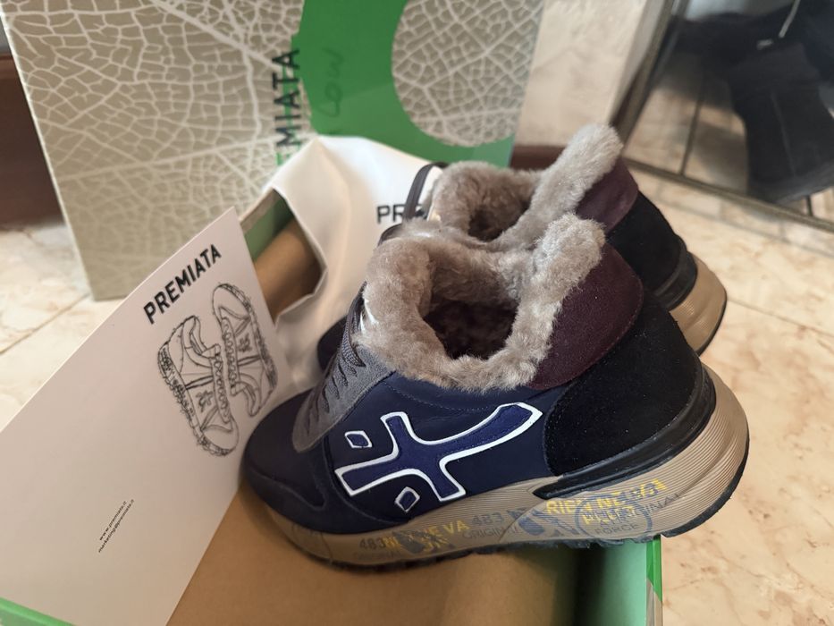 Кросівки premiata жіночі на хутрі