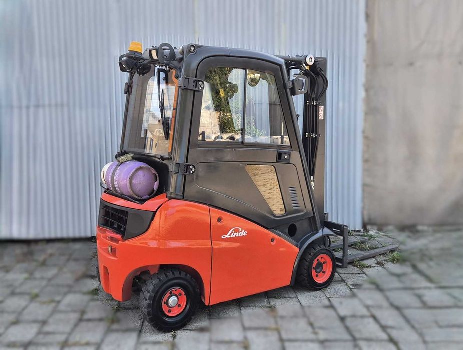 Linde H16 • TRIPLEX + wolny skok • KABINA • 4 sekcje • niski wózek widłowy • możliwy LEASING