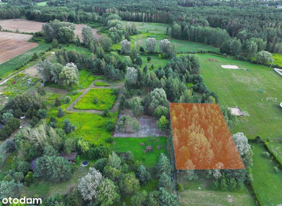 Piękna działka budowlana 1644 m² Kawęczynek Konstancin-Jeziorna - Widok 2