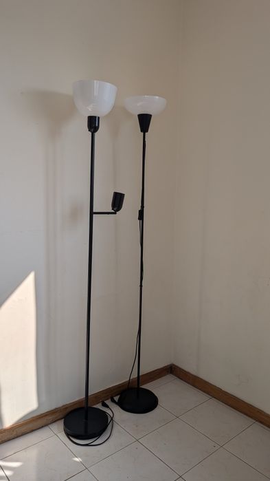 Candeeiros de pé/leitura IKEA - metade do preço