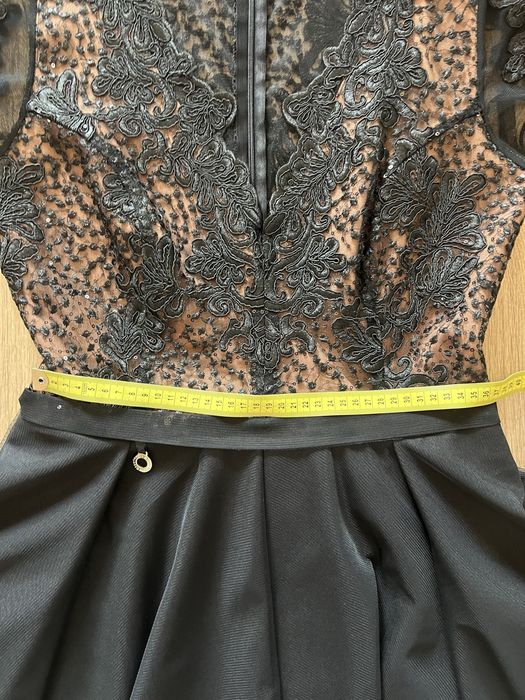 Sukienka tiul wieczorowa elegancka bal r.42
