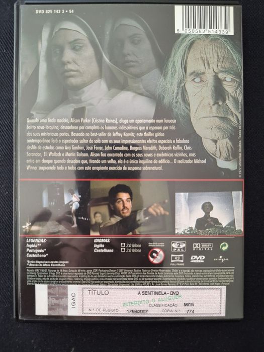 DVD A Sentinela.