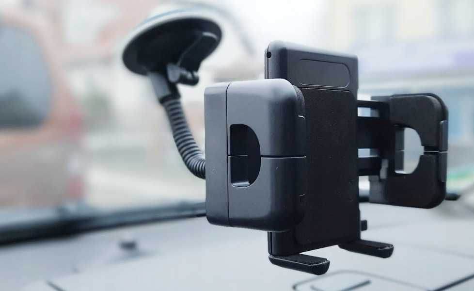 HIT! Uchwyt samochodowy do telefonu GPS na szybę przyssawka giętki .