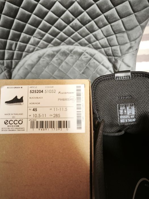 Шкіряні Ecco Gruuv 45p 30cm. Оригінал 100%