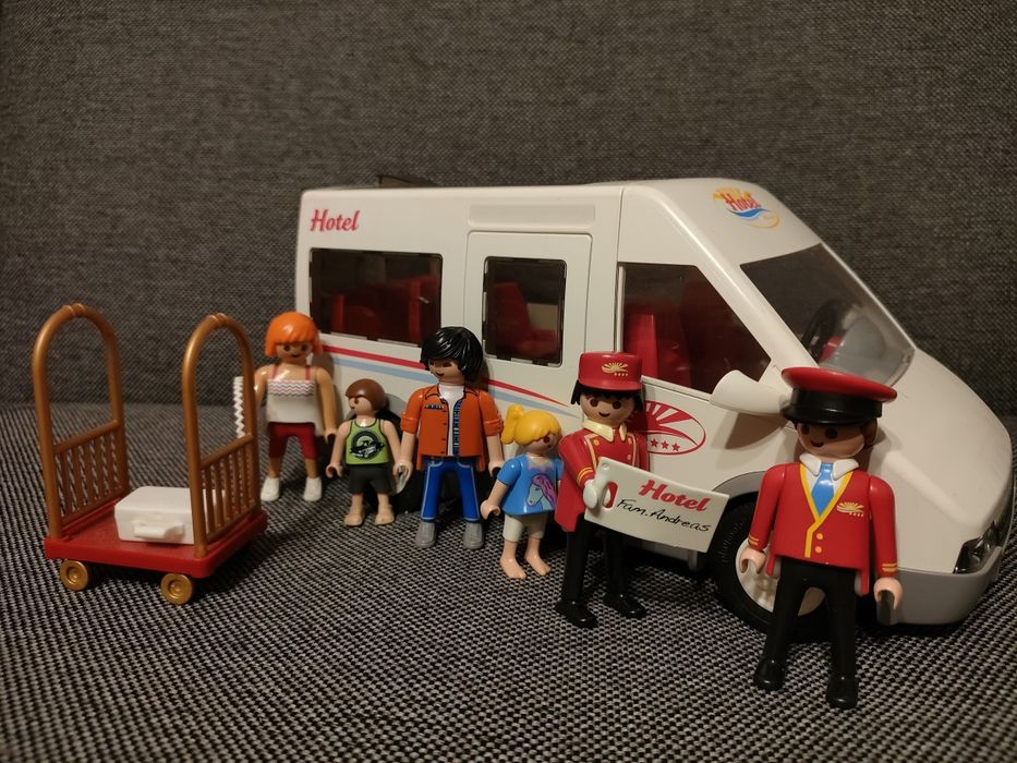 Playmobil bus hotelowy + wózek na bagaże gratis