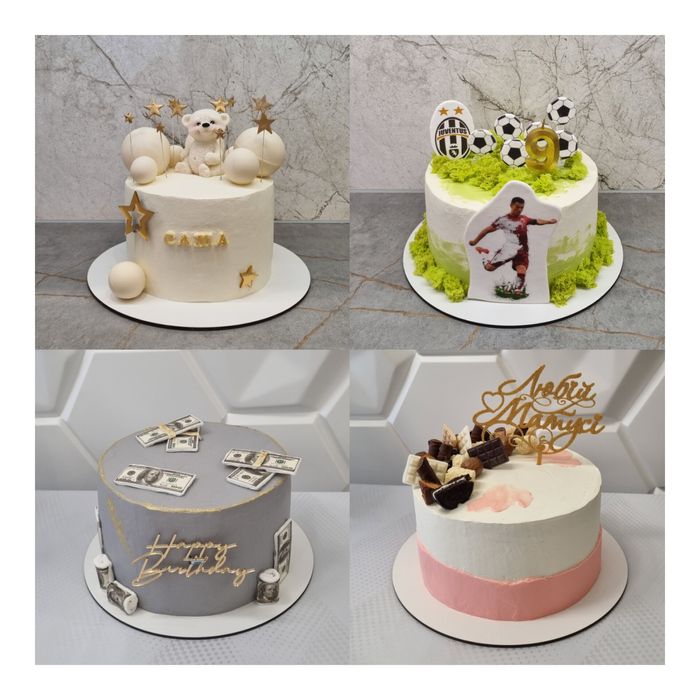 Торти, пляцки, ягідні чізкейки та кекси