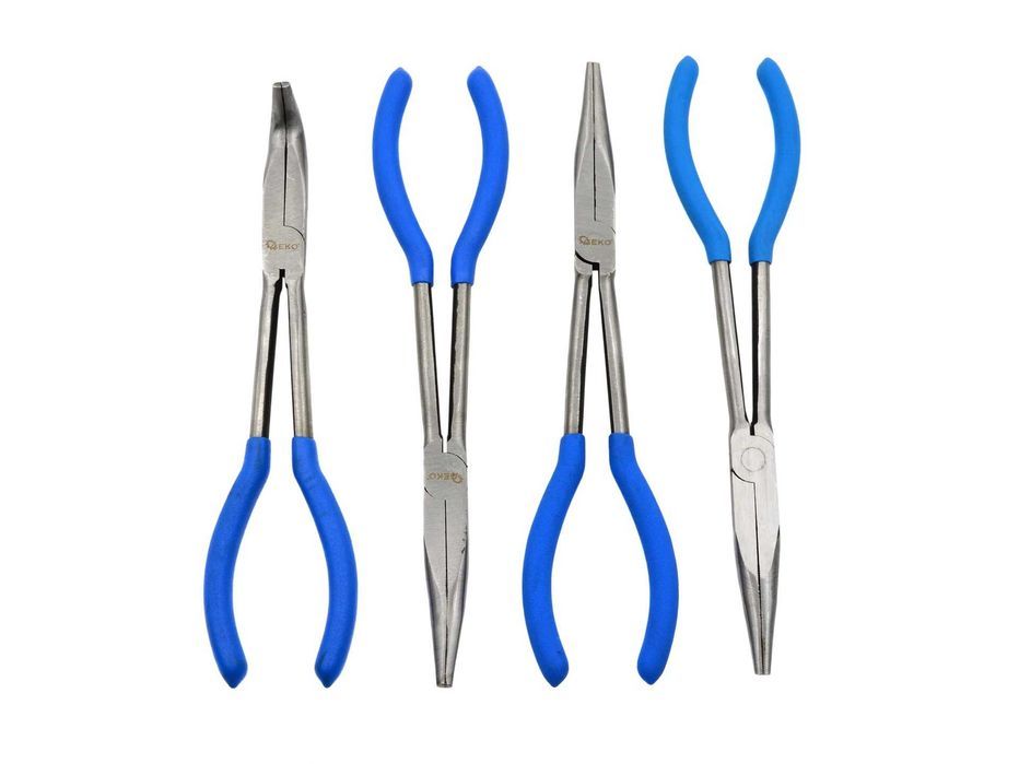 #2997 Zestaw szczypiec długich 280 mm 4 sztuki szczypce  Cr-V G00826