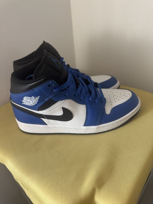 Air Jordan 1 MID Game Royal Azul Preto e Branco
