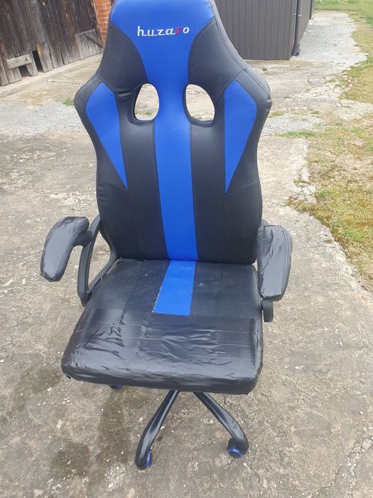 Fotel obrotowy do garażu