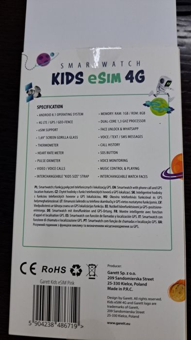 Smartwatch Garett Kids eSim 4G